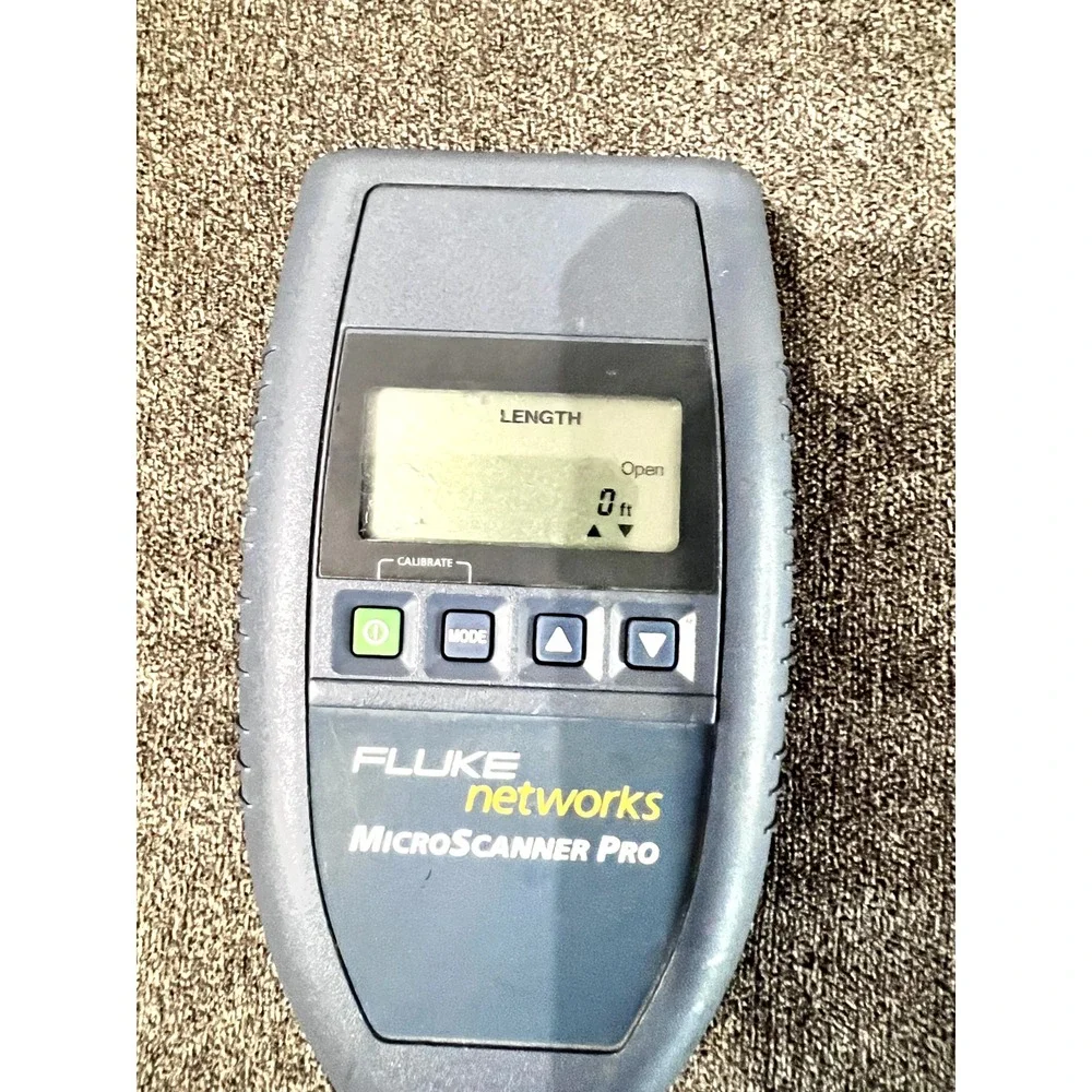 Fluke Networks MicroScanner Pro Cable Tester, with WireMap Adapter